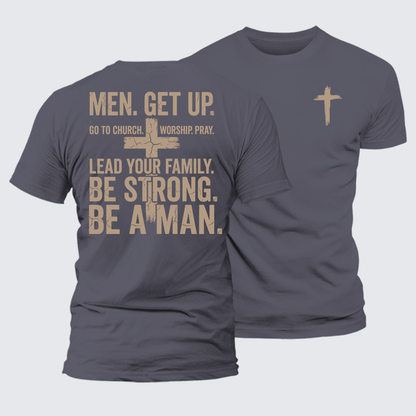 Luxe Mercerized Cotton Tee - Men Get Up