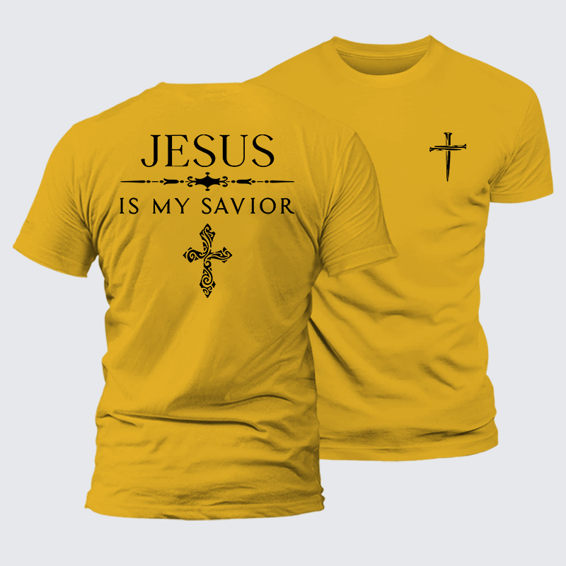 Luxe Mercerized Cotton Tee - Jesus Is My Savior