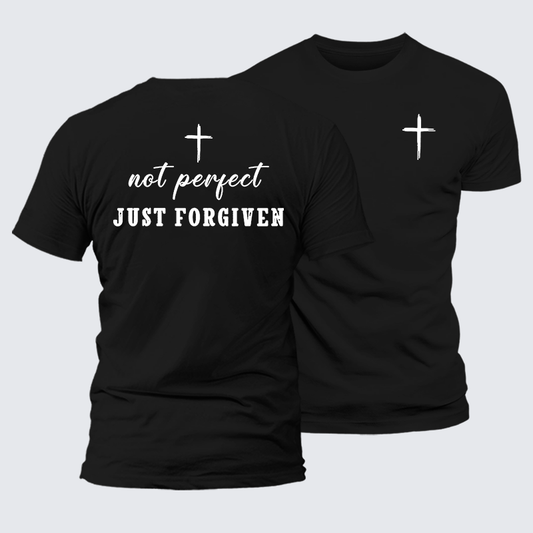Luxe Mercerized Cotton Tee - Not Perfect Just Forgiven