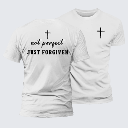 Luxe Mercerized Cotton Tee - Not Perfect Just Forgiven