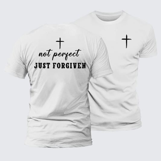 Luxe Mercerized Cotton Tee - Not Perfect Just Forgiven