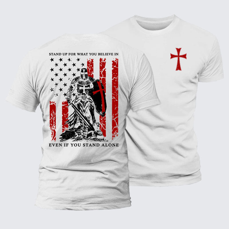 Luxe Mercerized Cotton Tee - Stand Up For What You Believe