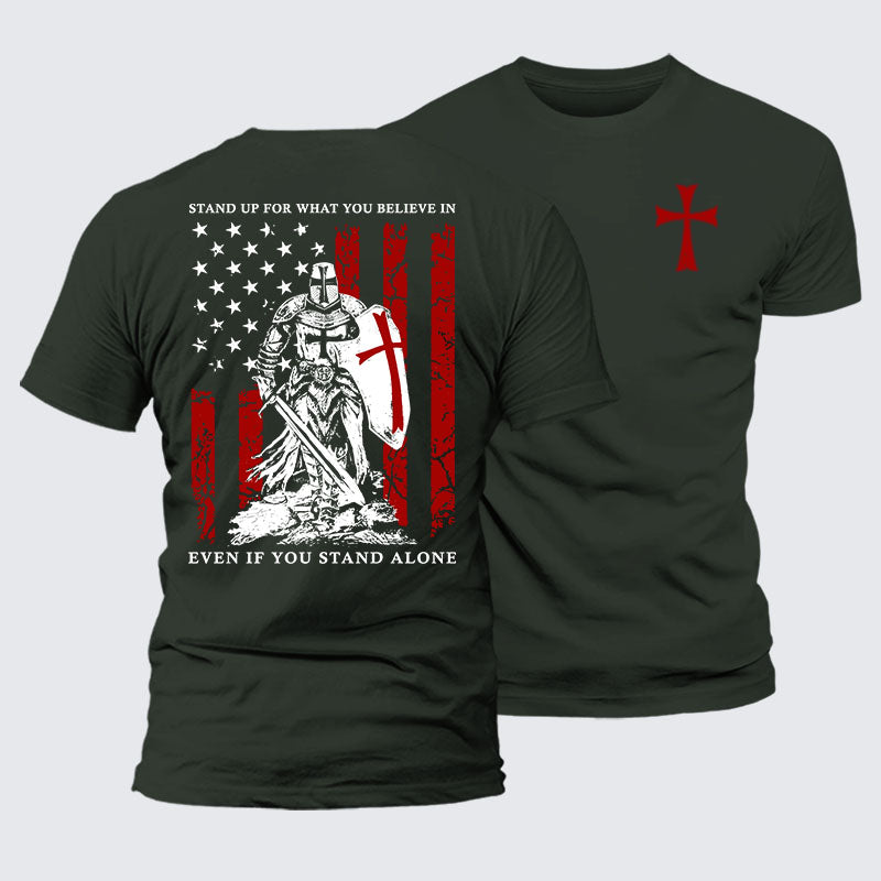 Luxe Mercerized Cotton Tee - Stand Up For What You Believe