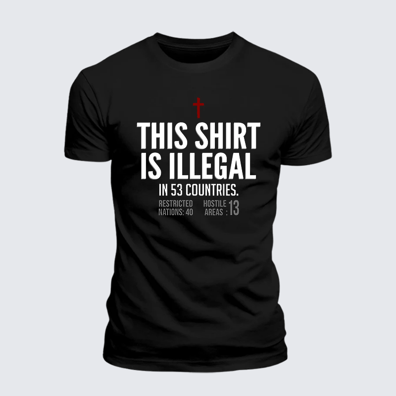 Luxe Mercerized Cotton Tee - This Shirt is Illegal