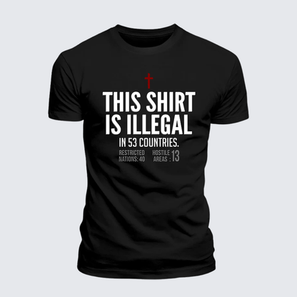 Luxe Mercerized Cotton Tee - This Shirt is Illegal