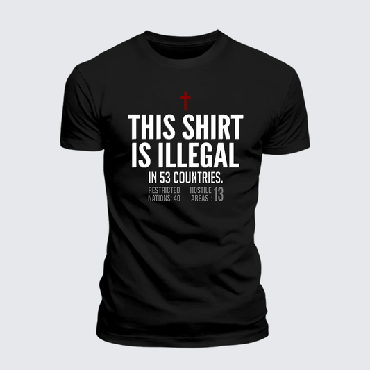 Luxe Mercerized Cotton Tee - This Shirt is Illegal