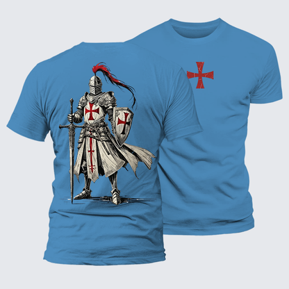 Luxe Mercerized Cotton Tee - Crusader Knight