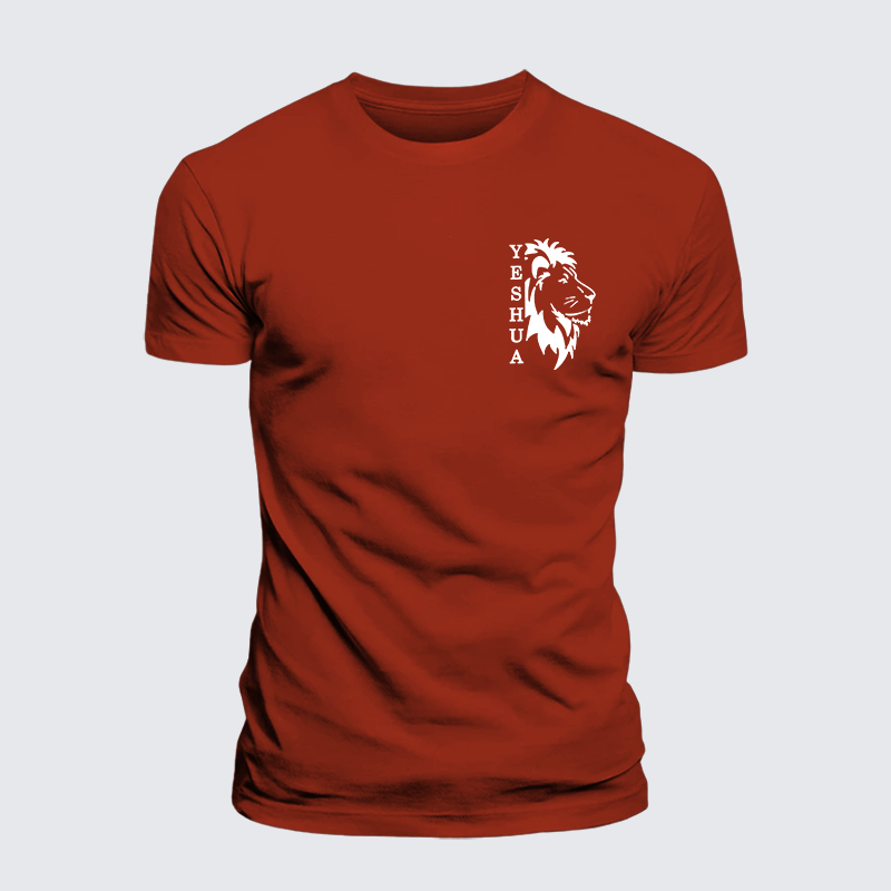 Luxe Mercerized Cotton Tee - Yeshua Lion