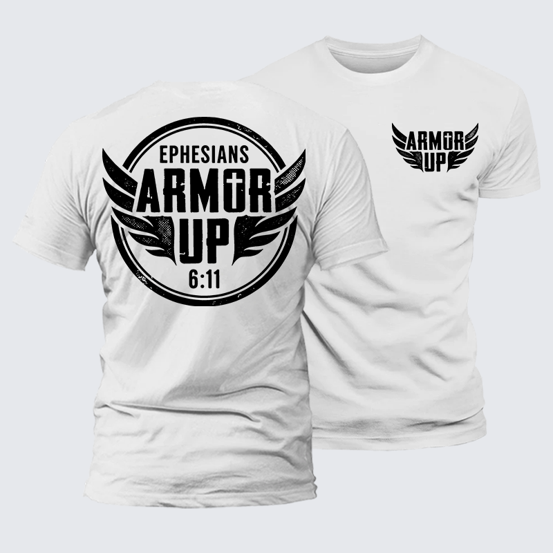 Luxe Mercerized Cotton Tee - Armor Up