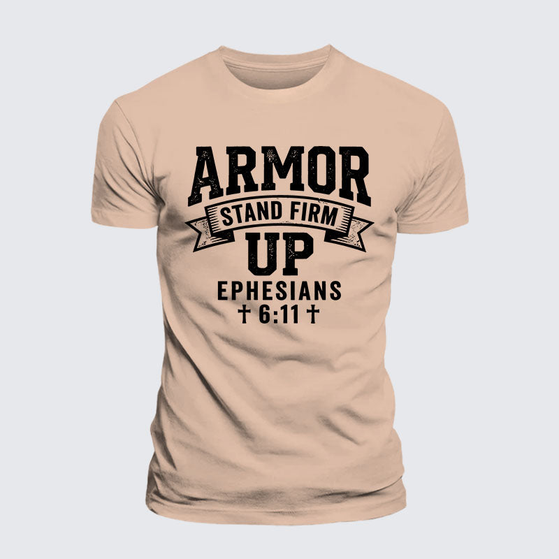 Luxe Mercerized Cotton Tee - Armor Up