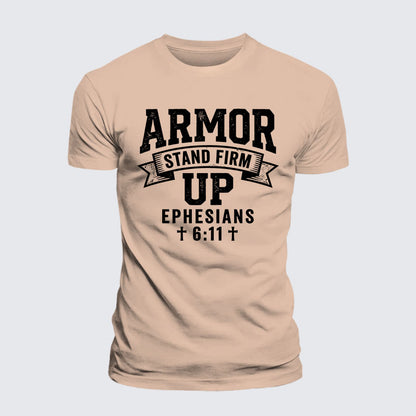 Luxe Mercerized Cotton Tee - Armor Up