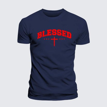Luxe Mercerized Cotton Tee - Blessed Cross