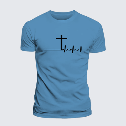 Luxe Mercerized Cotton Tee - ECG Cross