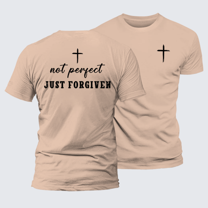 Luxe Mercerized Cotton Tee - Not Perfect Just Forgiven