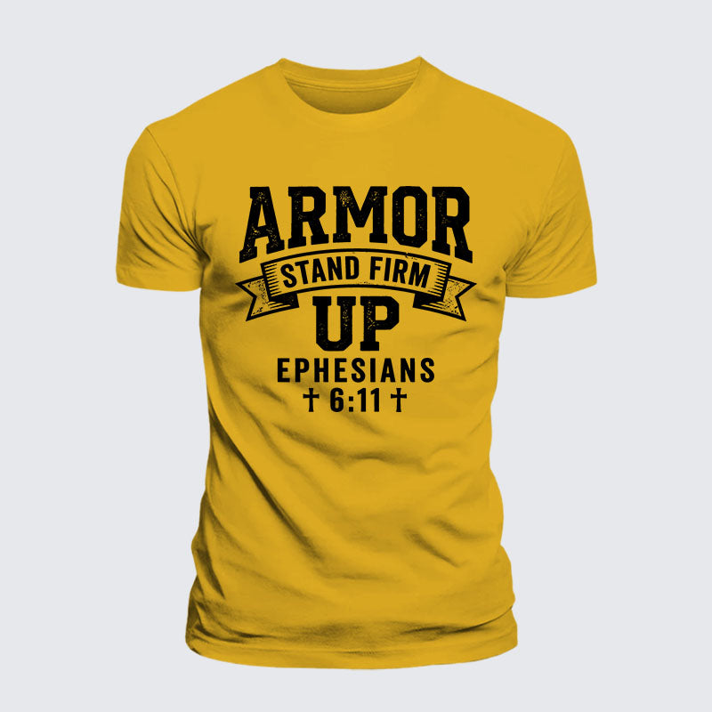 Luxe Mercerized Cotton Tee - Armor Up