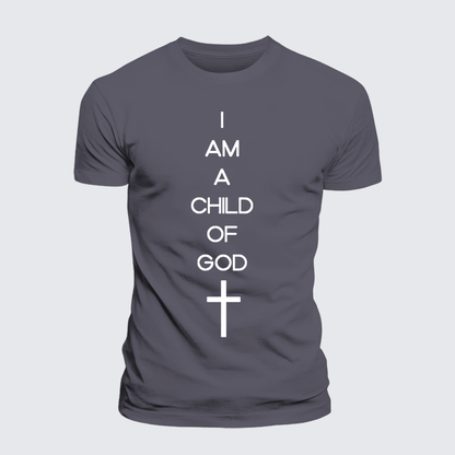 Luxe Mercerized Cotton Tee - I Am A Child Of God