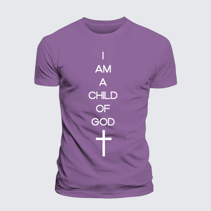 Luxe Mercerized Cotton Tee - I Am A Child Of God