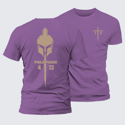 Luxe Mercerized Cotton Tee - Philippians 4:13