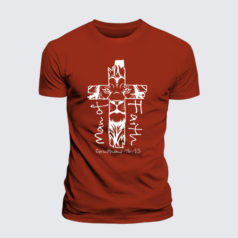 Luxe Mercerized Cotton Tee - Man Of Faith