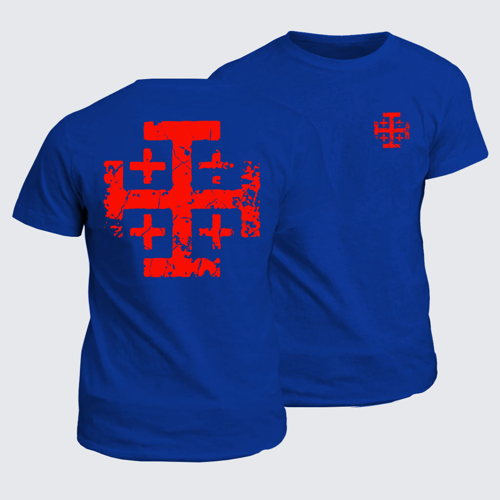 Classic Cotton Tee - Knights Templar Jerusalem Cross