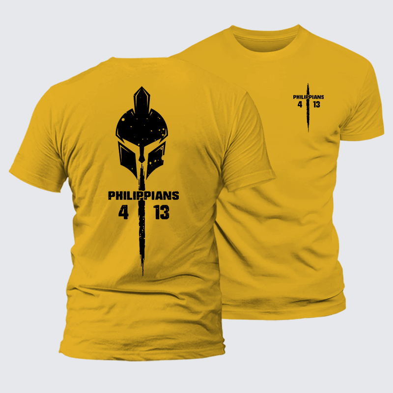 Luxe Mercerized Cotton Tee - Philippians 4:13