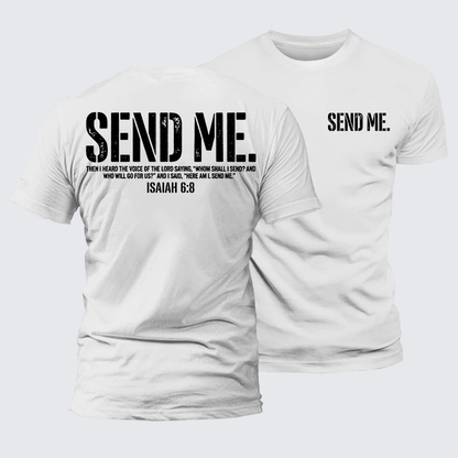 Luxe Mercerized Cotton Tee - Send Me Isaiah 6:8