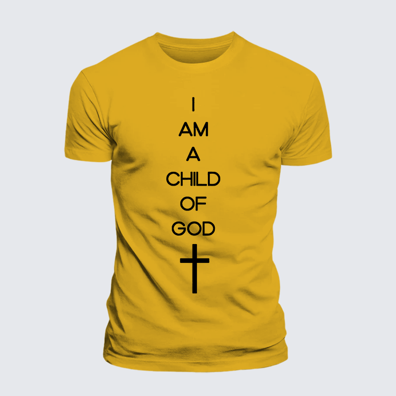 Luxe Mercerized Cotton Tee - I Am A Child Of God