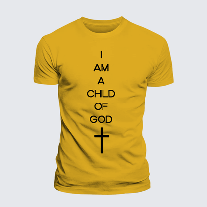 Luxe Mercerized Cotton Tee - I Am A Child Of God