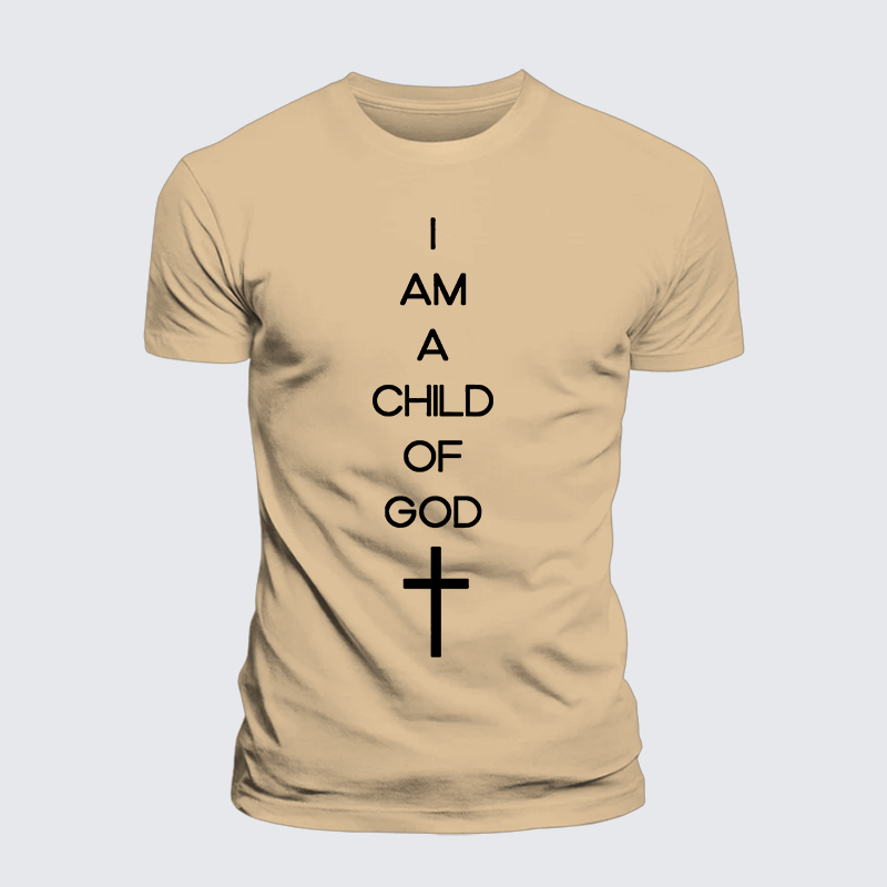 Luxe Mercerized Cotton Tee - I Am A Child Of God