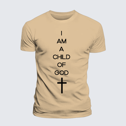 Luxe Mercerized Cotton Tee - I Am A Child Of God