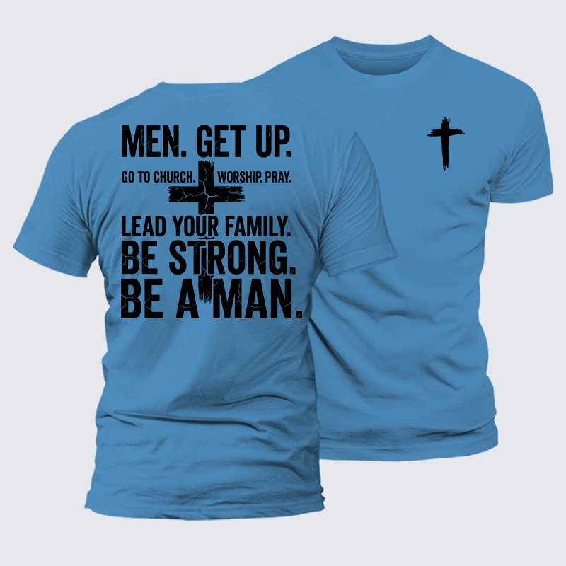 Luxe Mercerized Cotton Tee - Men Get Up