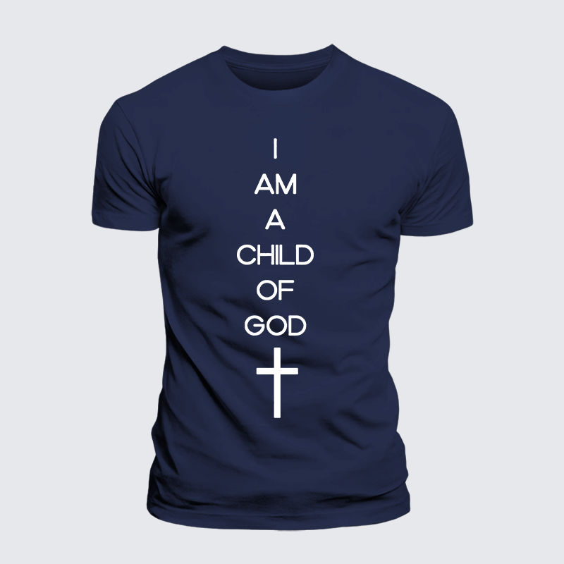Luxe Mercerized Cotton Tee - I Am A Child Of God