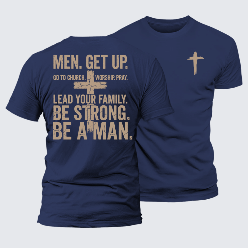 Luxe Mercerized Cotton Tee - Men Get Up