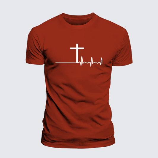 Luxe Mercerized Cotton Tee - ECG Cross