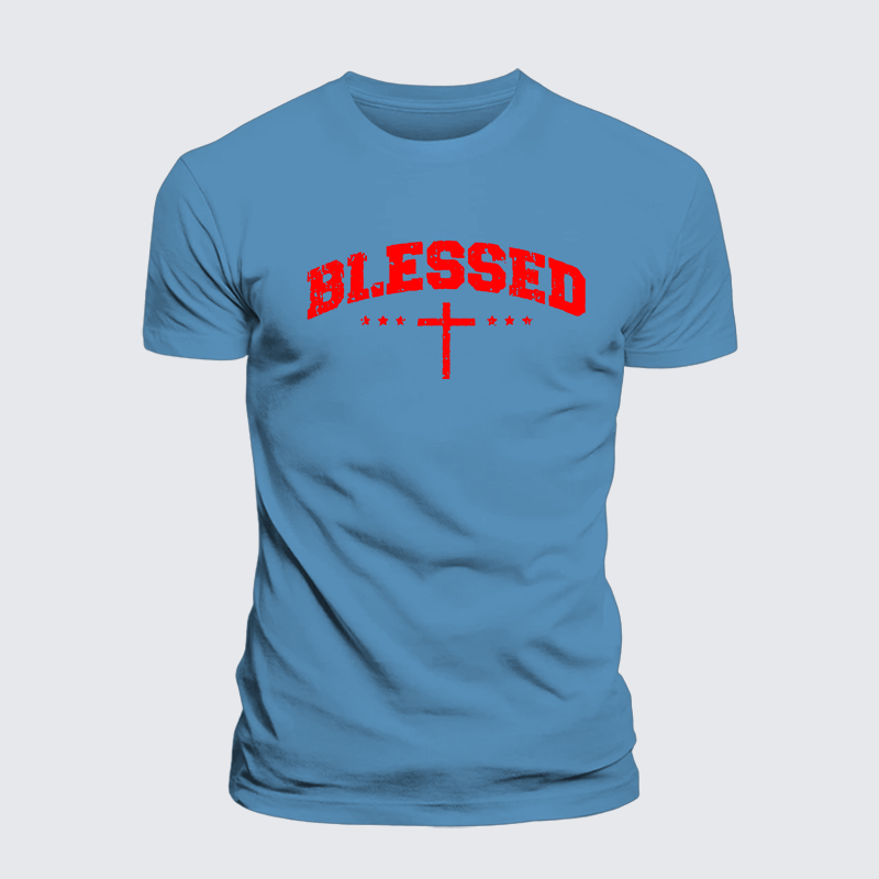 Luxe Mercerized Cotton Tee - Blessed Cross