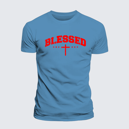 Luxe Mercerized Cotton Tee - Blessed Cross