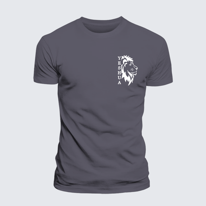 Luxe Mercerized Cotton Tee - Yeshua Lion