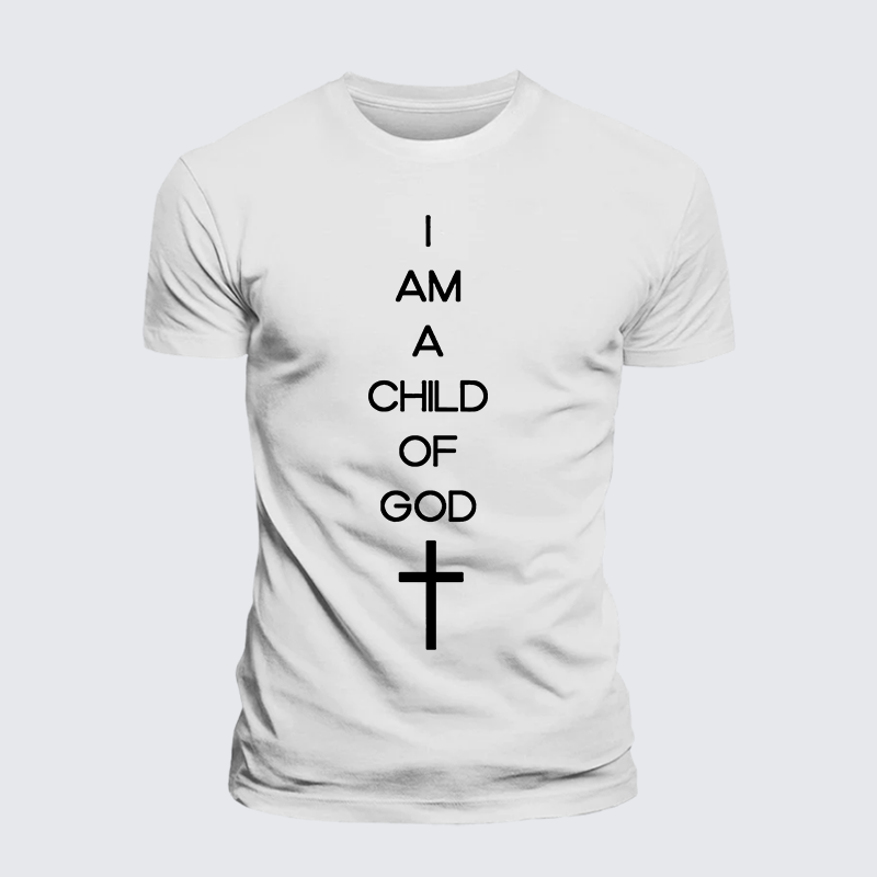 Luxe Mercerized Cotton Tee - I Am A Child Of God