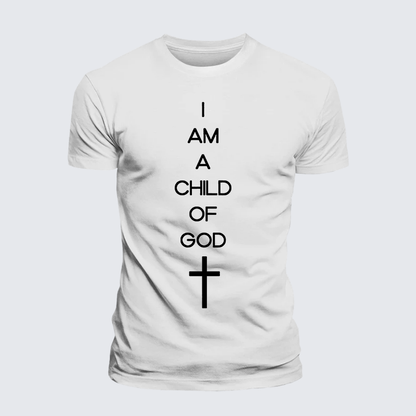 Luxe Mercerized Cotton Tee - I Am A Child Of God