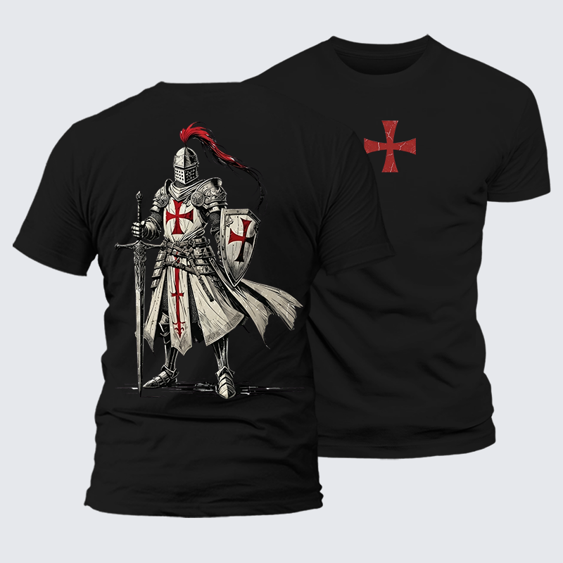 Luxe Mercerized Cotton Tee - Crusader Knight