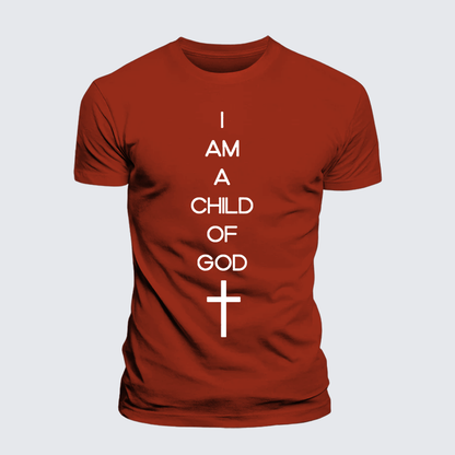 Luxe Mercerized Cotton Tee - I Am A Child Of God