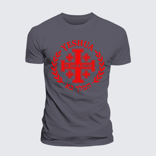 Luxe Mercerized Cotton Tee - Yeshua The King Is Coming