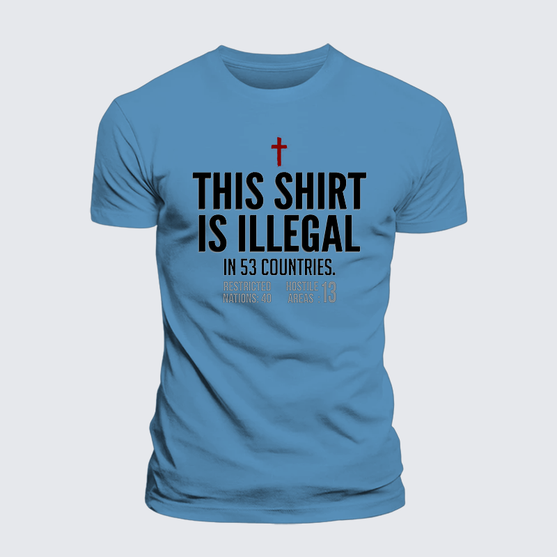 Luxe Mercerized Cotton Tee - This Shirt is Illegal
