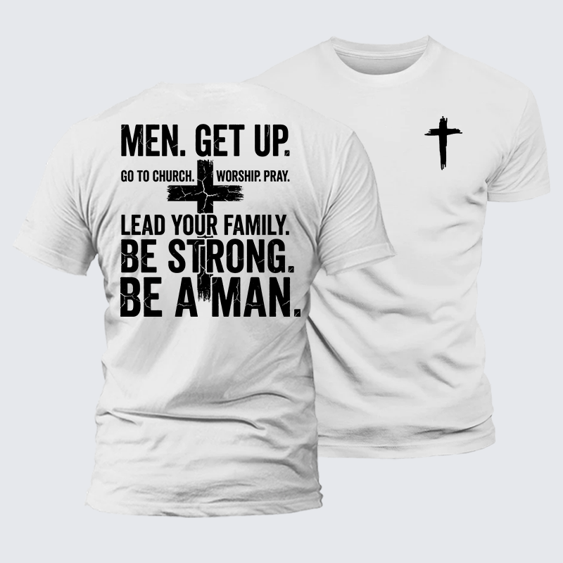 Luxe Mercerized Cotton Tee - Men Get Up