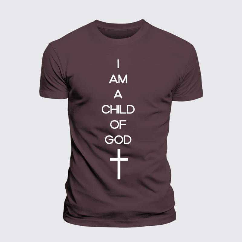 Luxe Mercerized Cotton Tee - I Am A Child Of God
