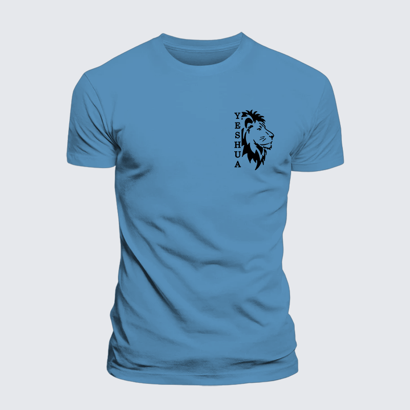 Luxe Mercerized Cotton Tee - Yeshua Lion
