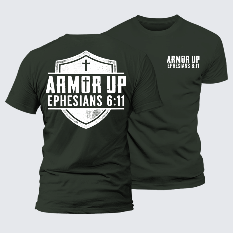 Luxe Mercerized Cotton Tee - Armor Up
