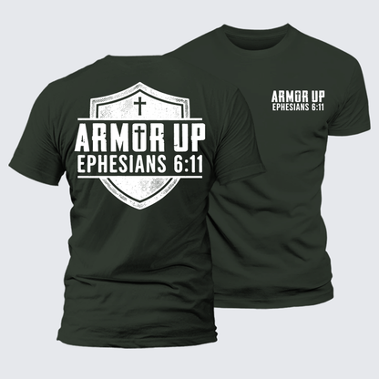 Luxe Mercerized Cotton Tee - Armor Up