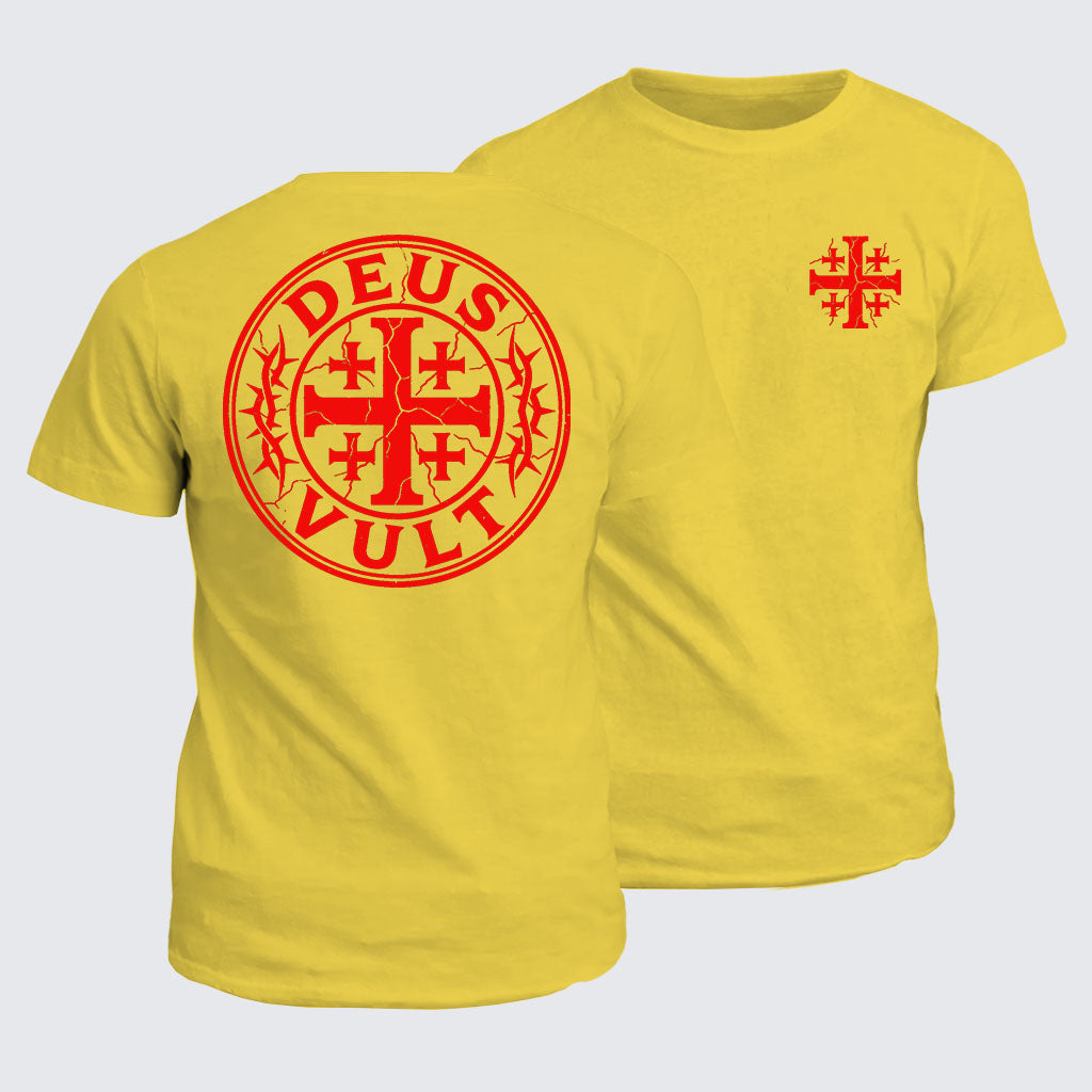 Classic Cotton Tee - Deus Vult