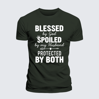 Luxe Mercerized Cotton Tee - God Bless